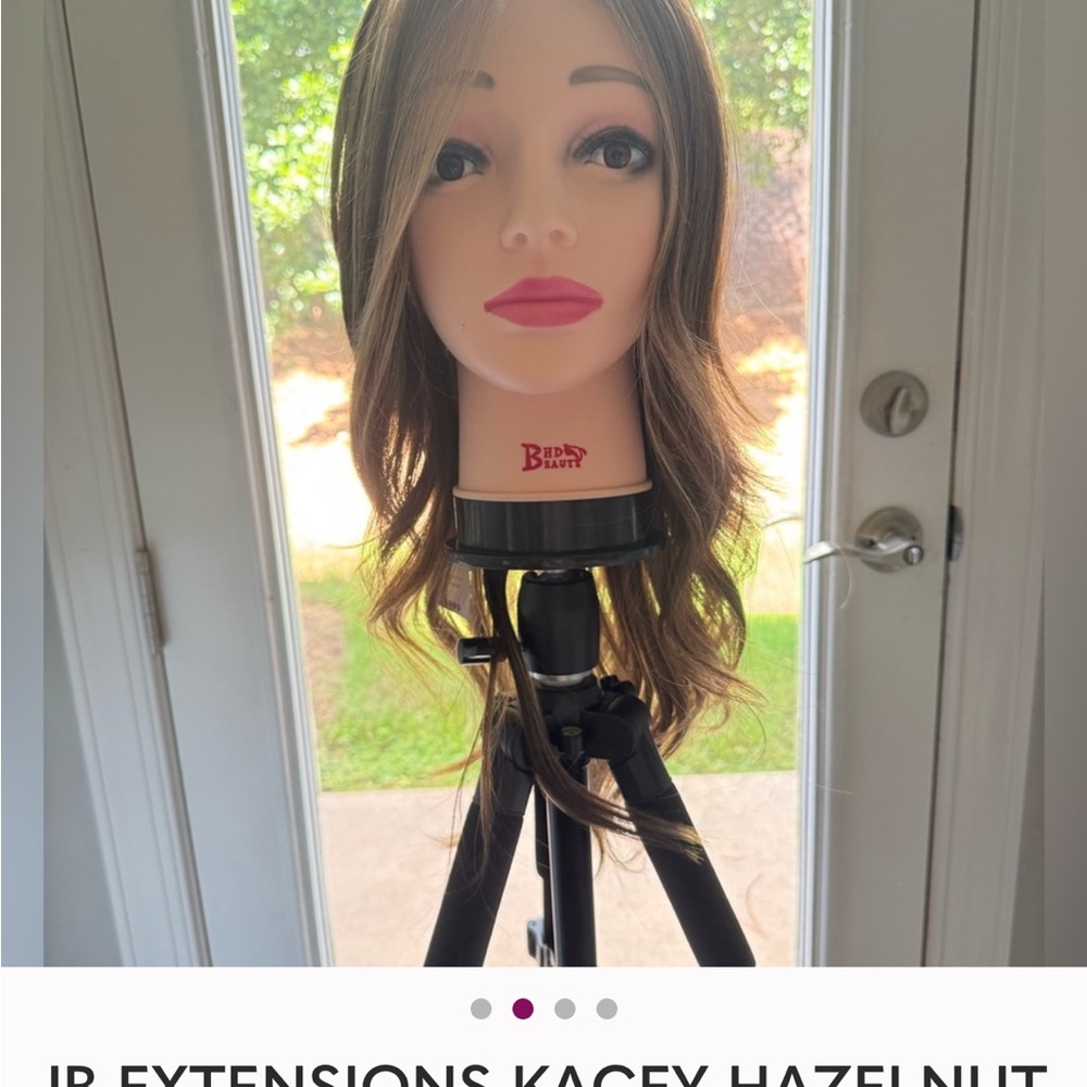 Kacey snowflake lace by JB Extension in the gorgeous Hazelnut!